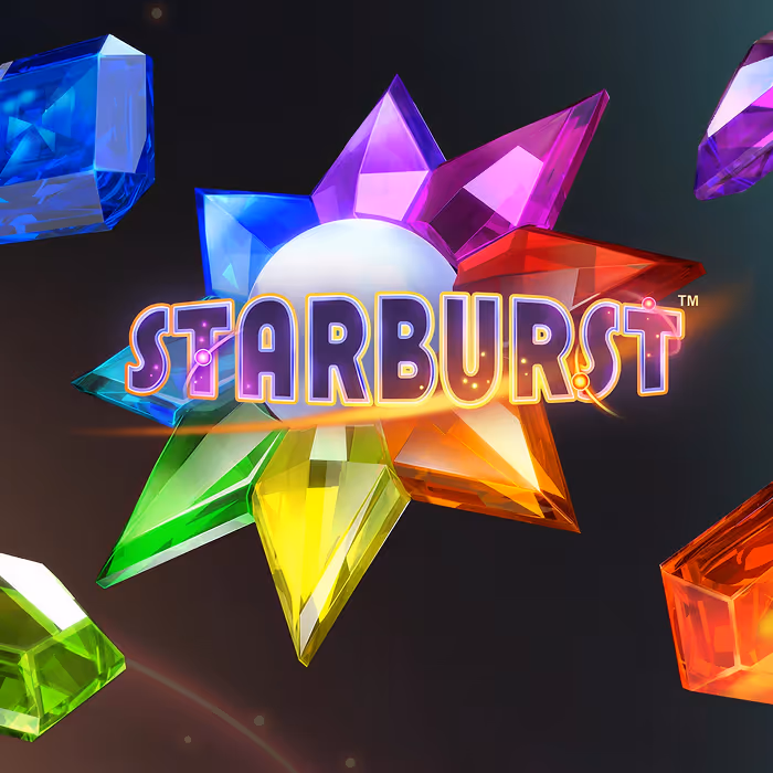 Starburst slot game featuring cosmic gems and expanding wild symbols